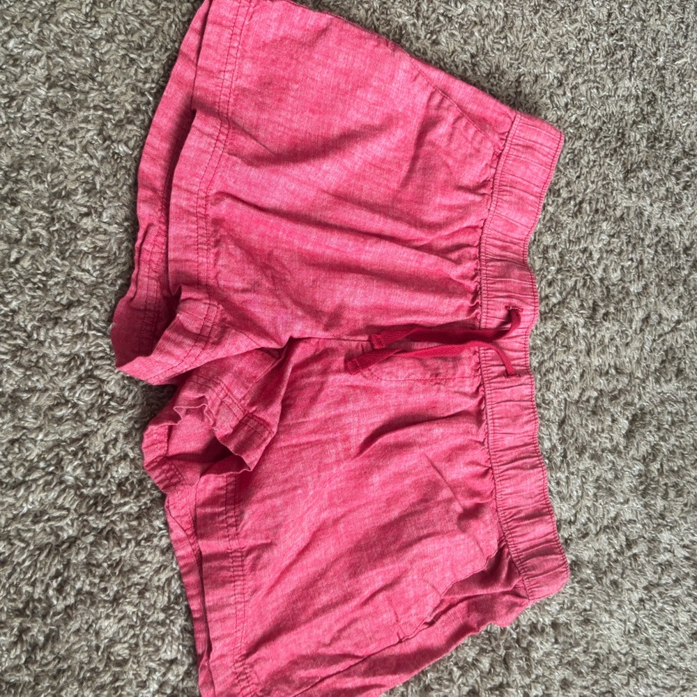 F&F Red High‎ Waist Shorts Relaxed Fit